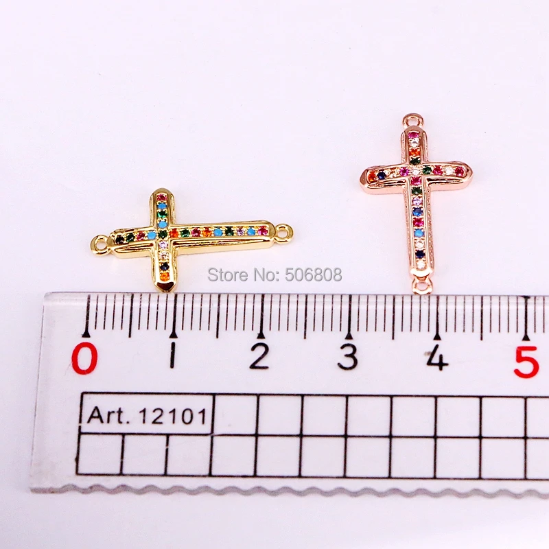6PCS ZYZ-B0473 Micro Pave CZ Cross Connector Bracelet, Rainbow CZ Cubic Zirconia Pave Cross Bracelet
6PCS ZYZ-B0473 Micro Pave CZ Cross Connector Bracelet, Rainbow CZ Cubic Zirconia Pave Cross Bracelet