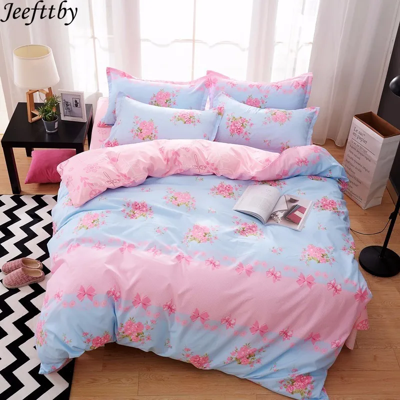 Home Textiles Luxury Pink Flower Bedclothes Duvet Cover Flat Bed Sheets +Pillowcase King Queen Full Twin Bedding Set 3/4pcs
Home Textiles Luxury Pink Flower Bedclothes Duvet Cover Flat Bed Sheets +Pillowcase King Queen Full Twin Bedding Set 3/4pcs