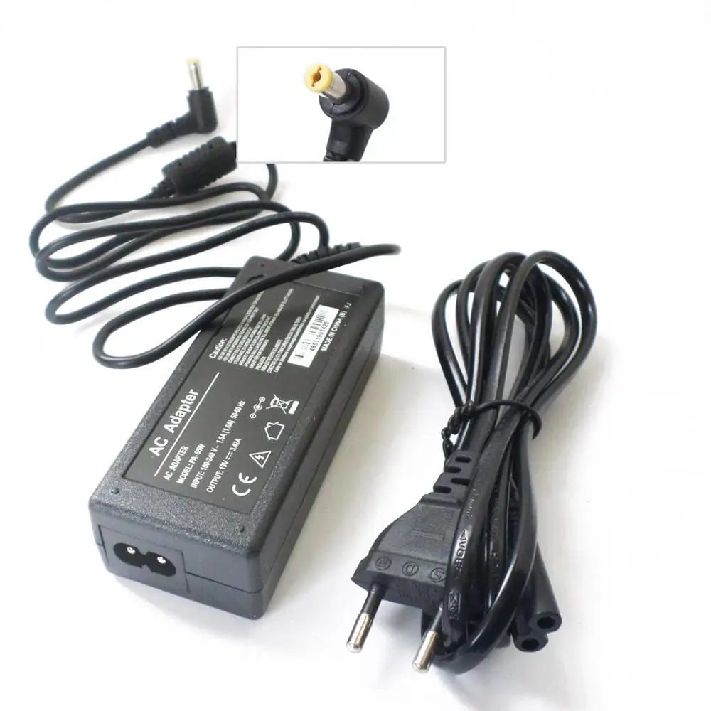 Зарядное устройство для Acer Aspire 5515 5517 5570Z 5735z 1640Z 4720Z 4730z 4720 5250 5650 NV5302u NV5321H 19v 3 42