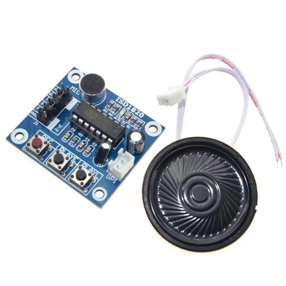 ISD1820 Audio Sound Voice Module Recording Playback For Mic Microphone Acces Board | Электроника