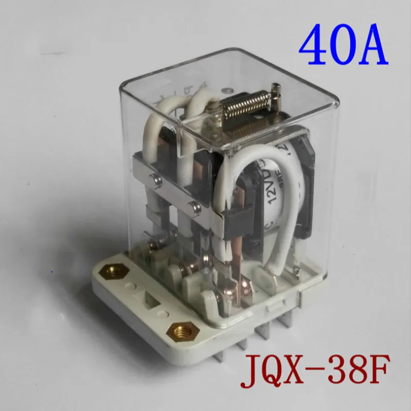 Three open three closed WJ175 high current JQX-38F high power 40A relay HHC71B electromagnetic 12V three phase 24V220V48V
Three open three closed WJ175 high current JQX-38F high power 40A relay HHC71B electromagnetic 12V three phase 24V220V48V