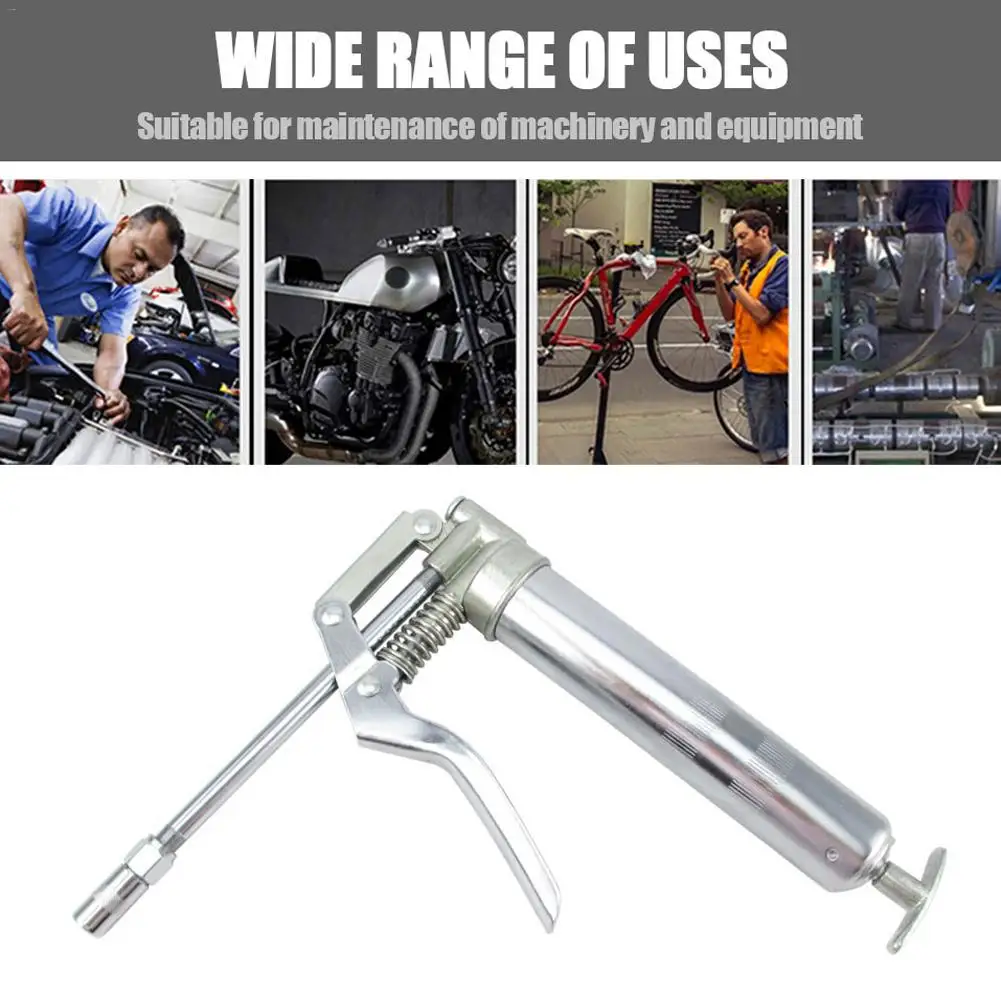 120CC Mini Grease Gun Pistol Grip One Handed Grease Butter Machine Lube Tool For Auto Repair Lubrication Vehicle Hand Tool
120CC Mini Grease Gun Pistol Grip One Handed Grease Butter Machine Lube Tool For Auto Repair Lubrication Vehicle Hand Tool