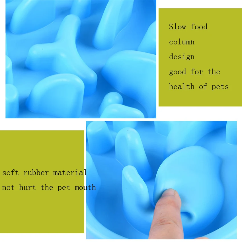 Durable Silicone Pet Dog Cat Interactive Slow Food Bowl Anti-Slip Anti-Gulping Dog Feeder Dishes For Feeding Large Dog Bowls
Durable Silicone Pet Dog Cat Interactive Slow Food Bowl Anti-Slip Anti-Gulping Dog Feeder Dishes For Feeding Large Dog Bowls