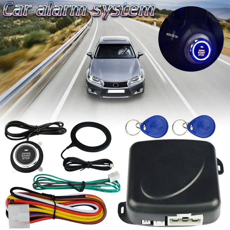 12VAuto Car Alarm Car Engine Push Start Button RFID Lock Ignition Starter Keyless Entry Start Stop Immobilizer Anti-theft System
12VAuto Car Alarm Car Engine Push Start Button RFID Lock Ignition Starter Keyless Entry Start Stop Immobilizer Anti-theft System
