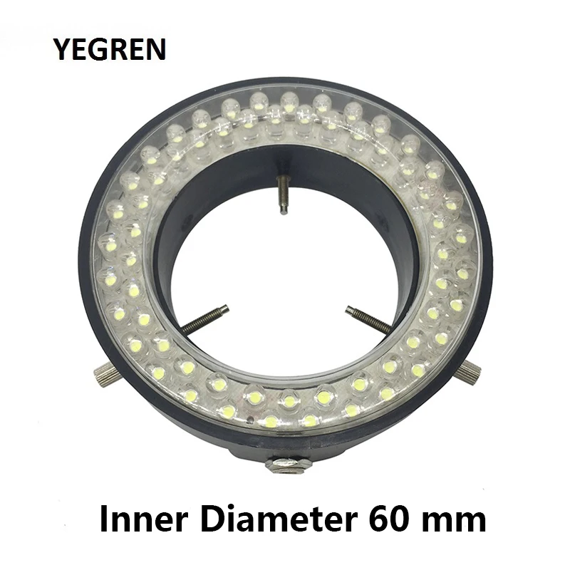 60 LED Adjustable Ring Light Supplement Illumination Lamp with Power Adapter White/ Red/ Yellow/ Purple Lighting for Microscope
60 LED Adjustable Ring Light Supplement Illumination Lamp with Power Adapter White/ Red/ Yellow/ Purple Lighting for Microscope