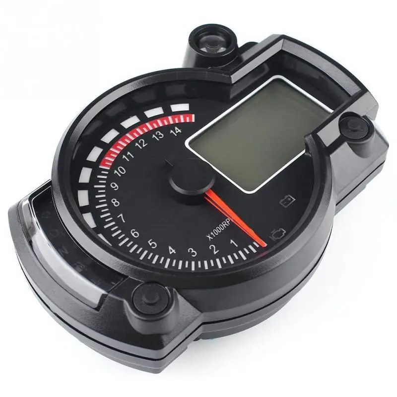 Motorcycle LCD Digital Odometer Speedometer 15000rpm Adjustable 199 KM/H 7 color screen backlight
Motorcycle LCD Digital Odometer Speedometer 15000rpm Adjustable 199 KM/H 7 color screen backlight