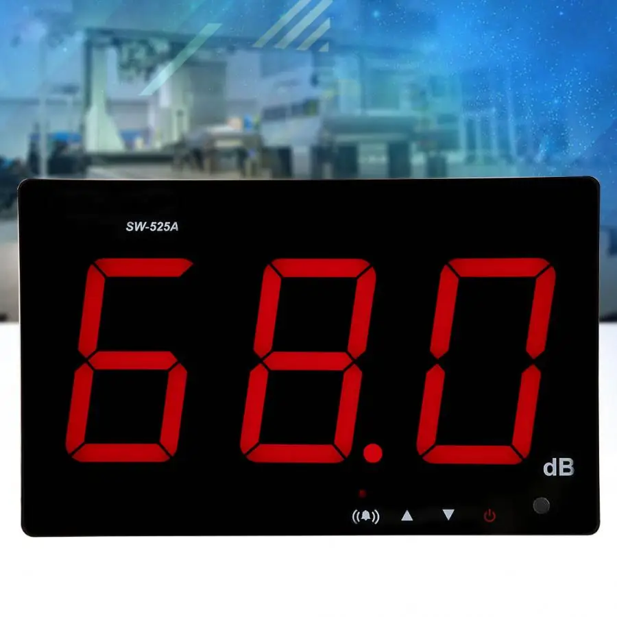 Sound Level Tester SW-525A Wall Mounted LCD Display Digital Sound Level Meter USB 30-130dB Sound Level Meter
Sound Level Tester SW-525A Wall Mounted LCD Display Digital Sound Level Meter USB 30-130dB Sound Level Meter