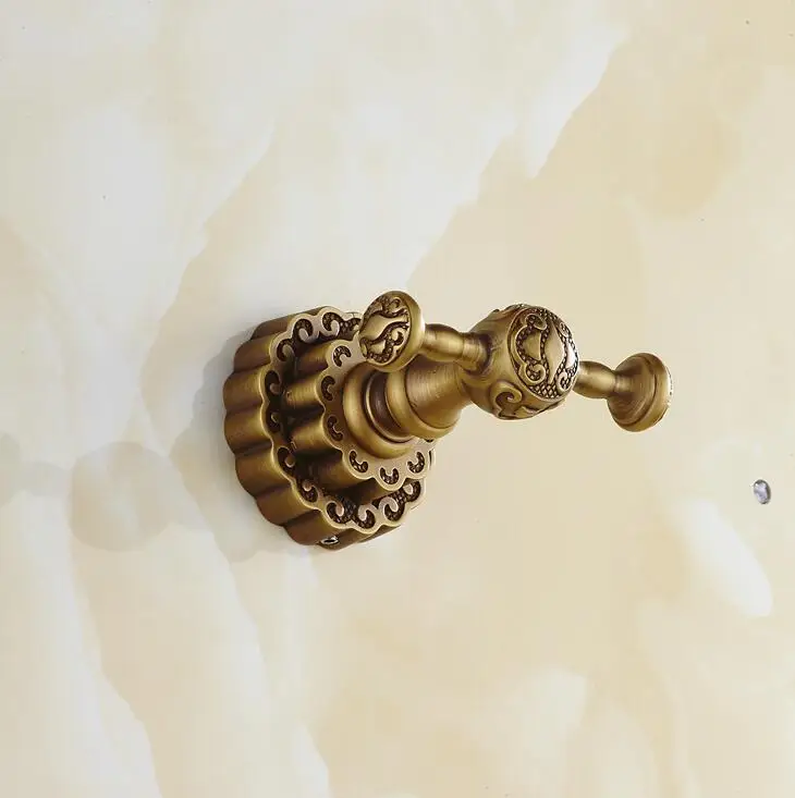 Classic Solid Brass Traditional Clothes Hanger Carving Antique Bronze Bathroom Hat Towel Hooks Hangers Wall Mount 1951
Classic Solid Brass Traditional Clothes Hanger Carving Antique Bronze Bathroom Hat Towel Hooks Hangers Wall Mount 1951