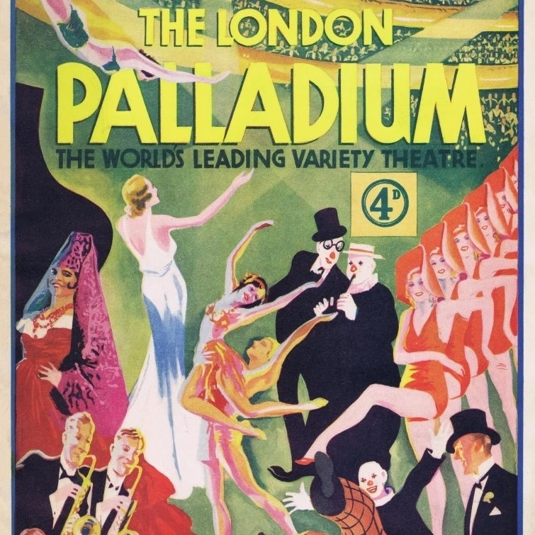 Программа для лондонского постера Palladium от Mary Evans Jazz Age Club Collection (18X24) | Дом и сад