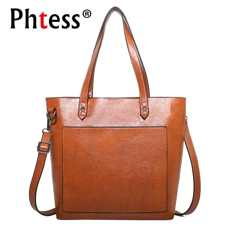 2019 Women Leather Handbags High Quality Vintage Hand Bags Sac A Main Large Capacity Tote Bag Female Top-handle Bag For Girls
2019 Women Leather Handbags High Quality Vintage Hand Bags Sac A Main Large Capacity Tote Bag Female Top-handle Bag For Girls
