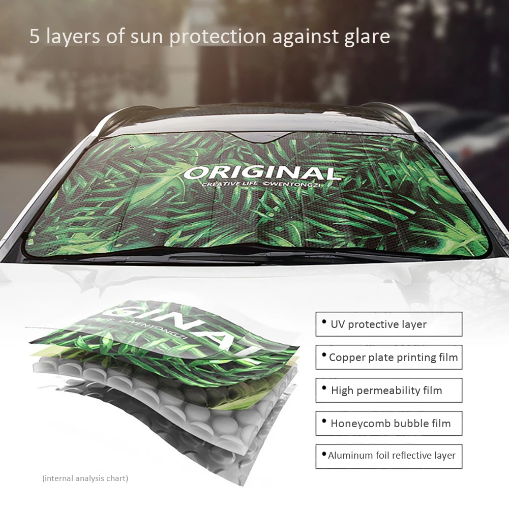 Green Tree Universal Car Sun Shade Bubble Aluminum Foil Sun Shade Shading Mat Block UV Rays For Car Windshields
Green Tree Universal Car Sun Shade Bubble Aluminum Foil Sun Shade Shading Mat Block UV Rays For Car Windshields