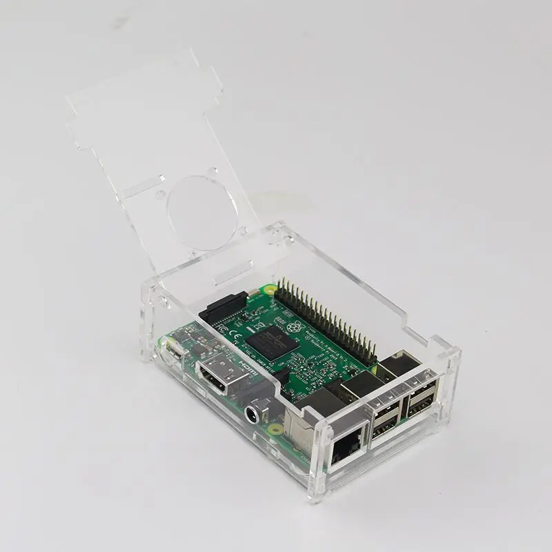 Для Raspberry Pi 3 Model B + (плюс) акриловый чехол прозрачная коробка