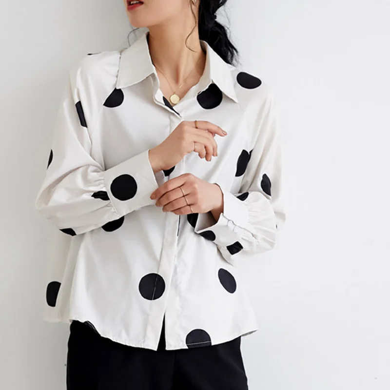 Lazy Wind Polka Dot Long Sleeve Blouse Women 2019 Spring Korean Fashion womens tops and blouses Batwing Sleeve Casual Shirts
Lazy Wind Polka Dot Long Sleeve Blouse Women 2019 Spring Korean Fashion womens tops and blouses Batwing Sleeve Casual Shirts