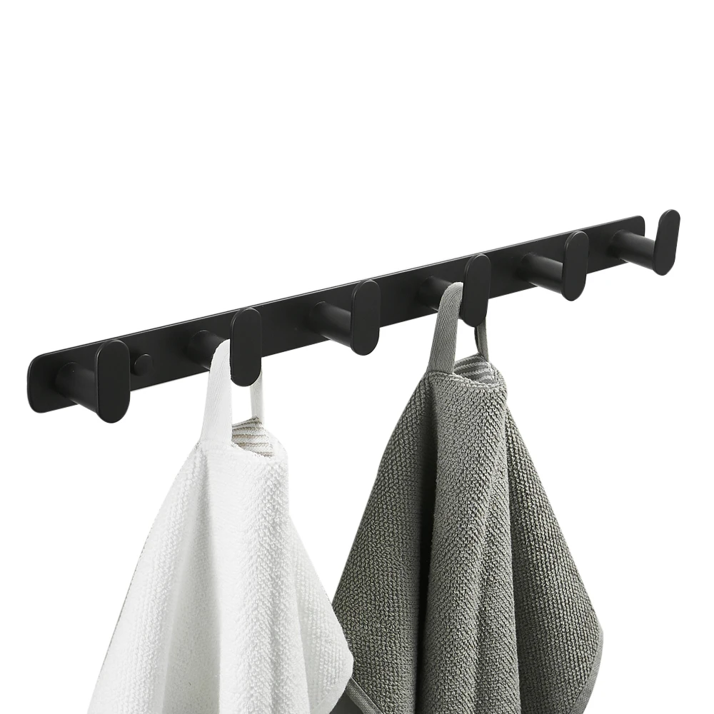 Leyden Towel Hook Bathroom Four Robe Hooks Stainless Steel,Black Coat Hat 6 Hanger Wall Hooks Heavy Duty Round Holder
Leyden Towel Hook Bathroom Four Robe Hooks Stainless Steel,Black Coat Hat 6 Hanger Wall Hooks Heavy Duty Round Holder