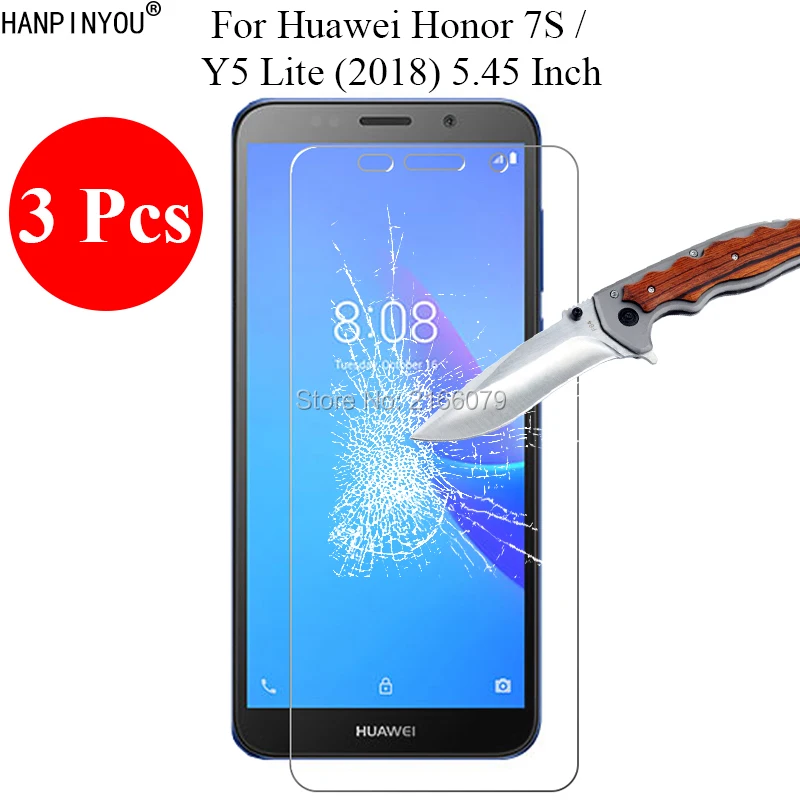 3 шт./лот 9H 2.5D Закаленное стекло протектор экрана для Huawei Honor 7 S/Y5 Lite (2018) 5,45 "Защитная пленка для телефона + чистые инструменты
3 шт./лот 9H 2.5D Закаленное стекло протектор экрана для Huawei Honor 7 S/Y5 Lite (2018) 5,45 "Защитная пленка для телефона + чистые инструменты