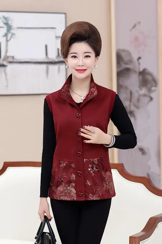 Spring Autumn Women Elegant Sleeveless Floral Print Vest Coat Casual Fit Female Single Breasted Waistcoat Plus Size 5XL
Spring Autumn Women Elegant Sleeveless Floral Print Vest Coat Casual Fit Female Single Breasted Waistcoat Plus Size 5XL