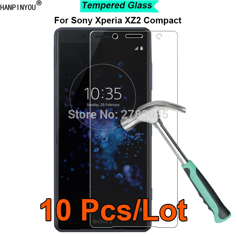 10 Pc/Lot For Sony Xperia XZ2 Compact 5.0" 9H Hardness 2.5D Ultra-thin Toughened Tempered Glass Film Screen Protector Guard
10 Pc/Lot For Sony Xperia XZ2 Compact 5.0" 9H Hardness 2.5D Ultra-thin Toughened Tempered Glass Film Screen Protector Guard