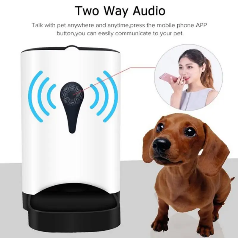 UK/UK/AU/EU 4.5L Pet Feeder Wifi Remote Control Fashion Smart Automatic Pet Feeder Dogs Cat Food Rechargable With Video Monitor
UK/UK/AU/EU 4.5L Pet Feeder Wifi Remote Control Fashion Smart Automatic Pet Feeder Dogs Cat Food Rechargable With Video Monitor