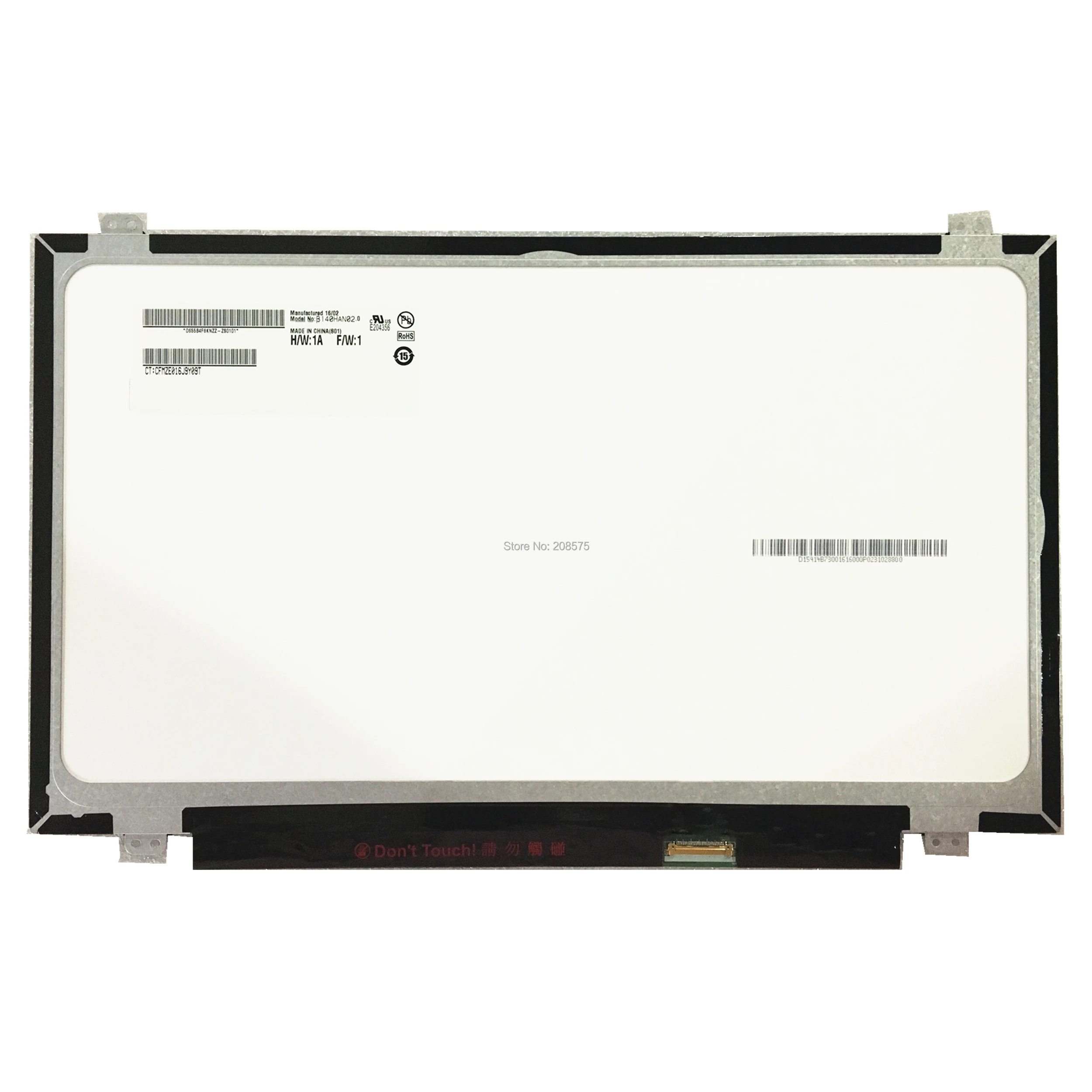 Free shipping B140HAN02.0 B140HAN02.1 B140HAN01.2 NV140FHM-N41 N31 N140HCE-EAB EAA Laptop Lcd Screen 1920*1080 EDP 30 pins IPS
Free shipping B140HAN02.0 B140HAN02.1 B140HAN01.2 NV140FHM-N41 N31 N140HCE-EAB EAA Laptop Lcd Screen 1920*1080 EDP 30 pins IPS