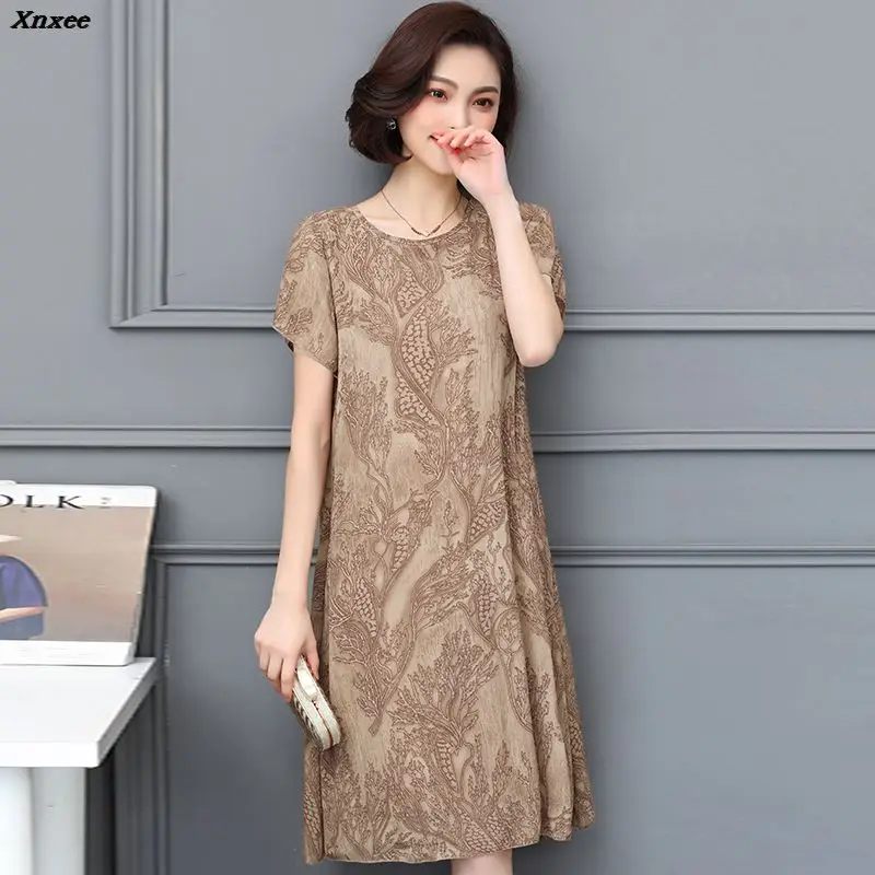 Elegant Casual Women Floral Dresses s M-5XL NEW 2018 Women Clothing Summer Style Lace Chiffon A-line Dress Xnxee
Elegant Casual Women Floral Dresses s M-5XL NEW 2018 Women Clothing Summer Style Lace Chiffon A-line Dress Xnxee