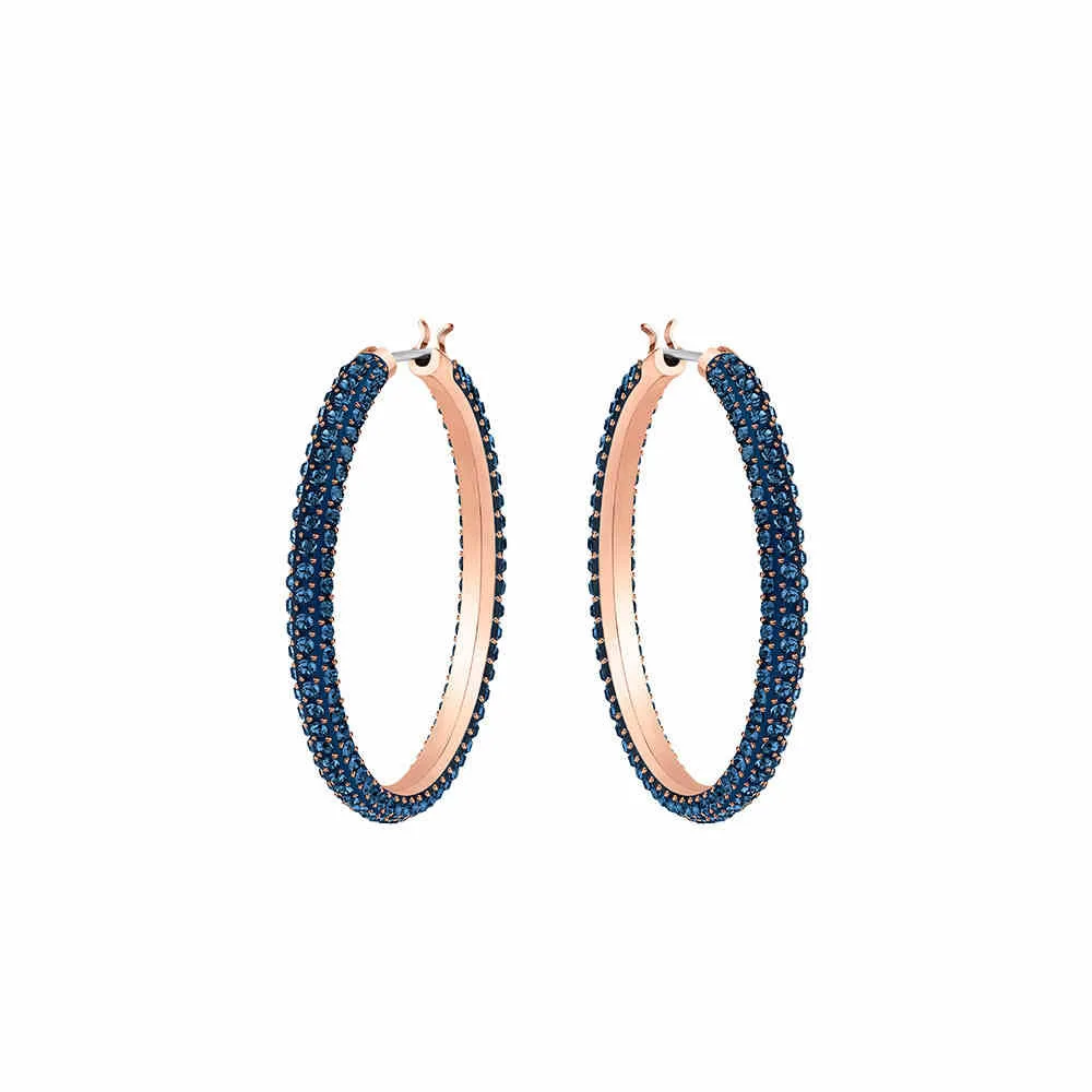 Blue White Big Hoop Earrings For Women Color Elegant Crystal Rose Gold Colour Fashion Jewelry
Blue White Big Hoop Earrings For Women Color Elegant Crystal Rose Gold Colour Fashion Jewelry
