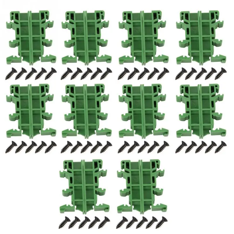10sets 35mm PCB DIN C45 Rail Adapter Circuit Board Mounting Bracket Carrier Tool
10sets 35mm PCB DIN C45 Rail Adapter Circuit Board Mounting Bracket Carrier Tool