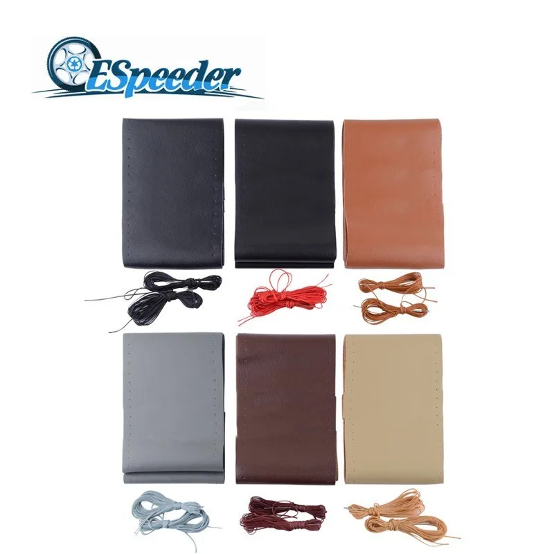 ESPEEDER Car Steering Wheel Cover Genuine Leather Cowhide Braid With Needles Thread Interior Accessory Fit 38cm Steering Wheel
ESPEEDER Car Steering Wheel Cover Genuine Leather Cowhide Braid With Needles Thread Interior Accessory Fit 38cm Steering Wheel