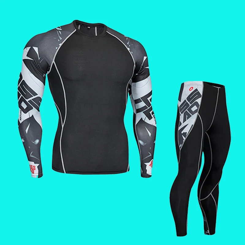 Men thermal Underwear Set Compression tsweat Quick Drying Thermo fleece Underwear Men Clothing warm Shirt Compression MMA
Men thermal Underwear Set Compression tsweat Quick Drying Thermo fleece Underwear Men Clothing warm Shirt Compression MMA
