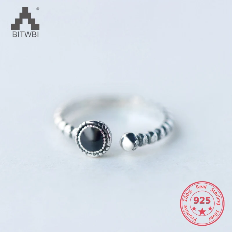 Korea Hot Style 925 Sterling Silver Simple Retro Vintage Round Resin Twist Open Ring Jewelry for Women
Korea Hot Style 925 Sterling Silver Simple Retro Vintage Round Resin Twist Open Ring Jewelry for Women