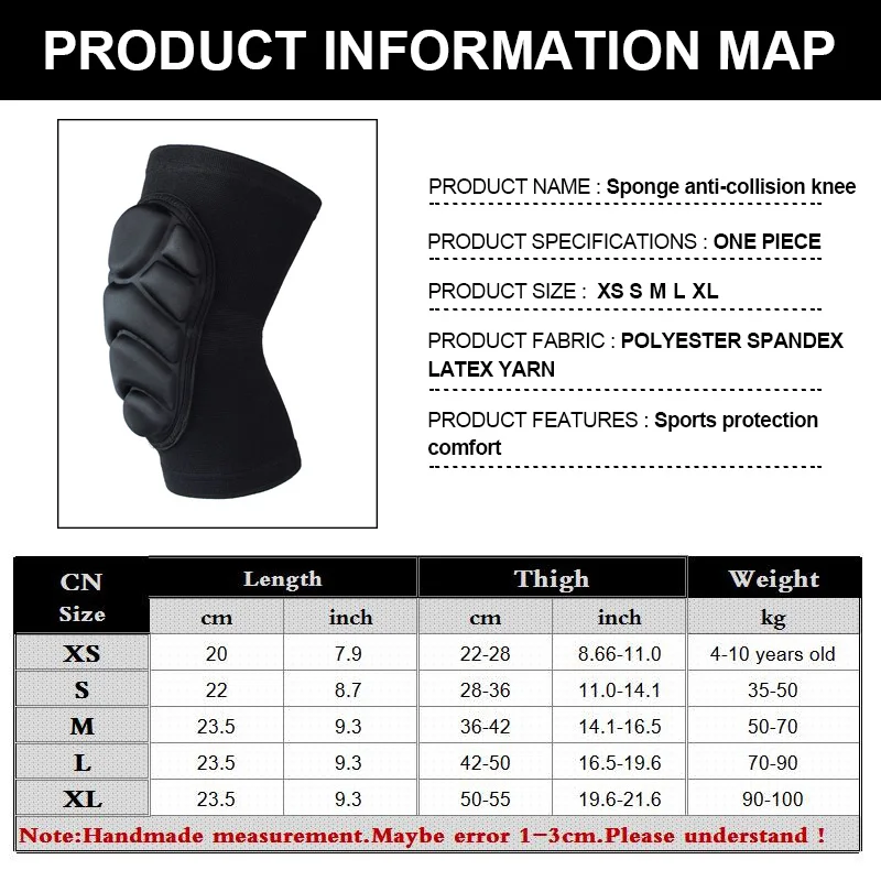 1 Pair Basketball knee Pads Sports Kneepads Sponge Thickening Anti-collision Knee Support Brace Cycling Football Knee Protector
1 Pair Basketball knee Pads Sports Kneepads Sponge Thickening Anti-collision Knee Support Brace Cycling Football Knee Protector