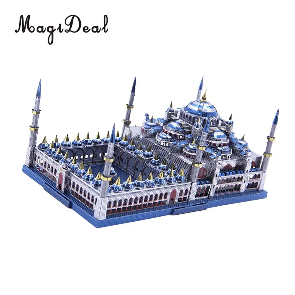 1:680 Scale 229 Pieces 3D Metal Art Sculpture Model Assembly Kits Home Decor -Blue Mosque
1:680 Scale 229 Pieces 3D Metal Art Sculpture Model Assembly Kits Home Decor -Blue Mosque