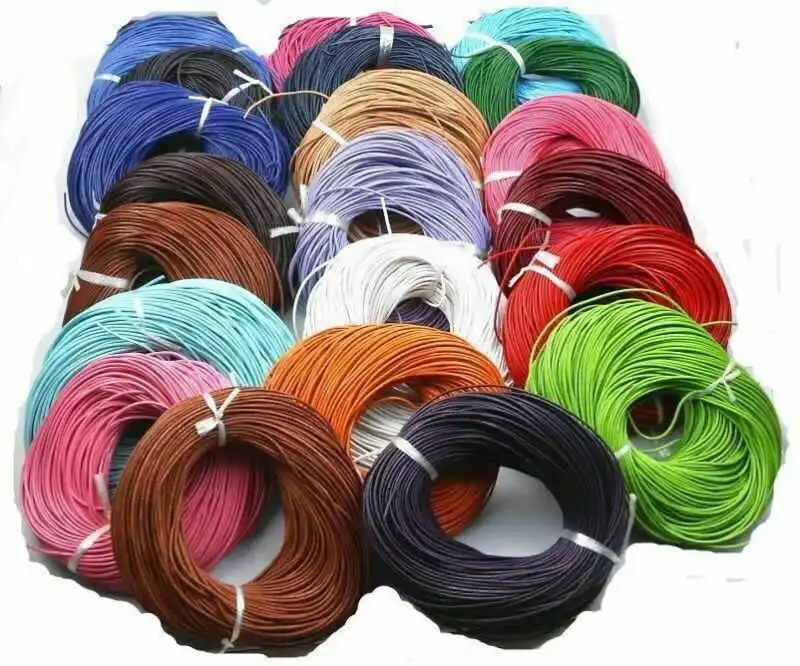 10m Round Leather Charms String Cord Fit Necklace Rope For DIY Jewelry Making Bracelet Necklace Craft Accessories Dia 1.5 mm
10m Round Leather Charms String Cord Fit Necklace Rope For DIY Jewelry Making Bracelet Necklace Craft Accessories Dia 1.5 mm