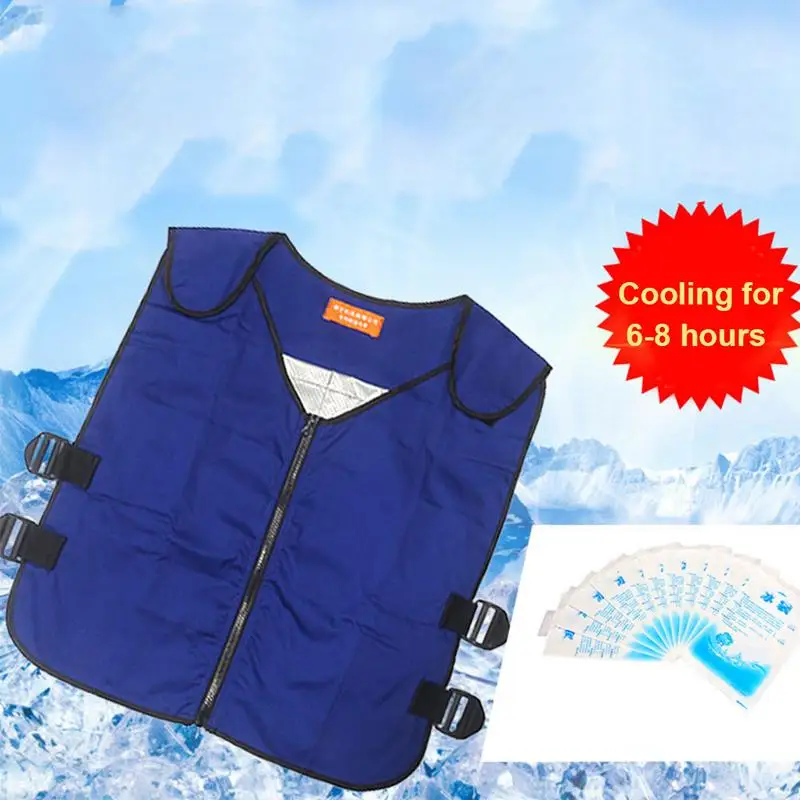 Outdoor Summer Cooling Vest Jacket Ice Bag Clothing for Cycling Fishing Outdoor Activity Anti High Temperature
Outdoor Summer Cooling Vest Jacket Ice Bag Clothing for Cycling Fishing Outdoor Activity Anti High Temperature