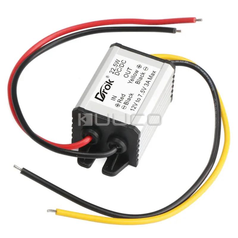 5 PCS/LOT DC Regulator/Power Supply Module DC 12V (11~22V) to 7.5V 3A Step Down Module/Power Converter 22.5W Adapter/Driver
5 PCS/LOT DC Regulator/Power Supply Module DC 12V (11~22V) to 7.5V 3A Step Down Module/Power Converter 22.5W Adapter/Driver