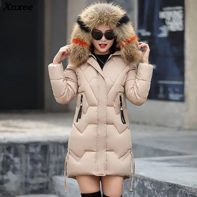 Warm Hooded Fur Collar Cotton Long Parka Plus Size Women Winter Coat Jacket 2018 Clothing For Mujer Feminine De Inverno Casaco
Warm Hooded Fur Collar Cotton Long Parka Plus Size Women Winter Coat Jacket 2018 Clothing For Mujer Feminine De Inverno Casaco