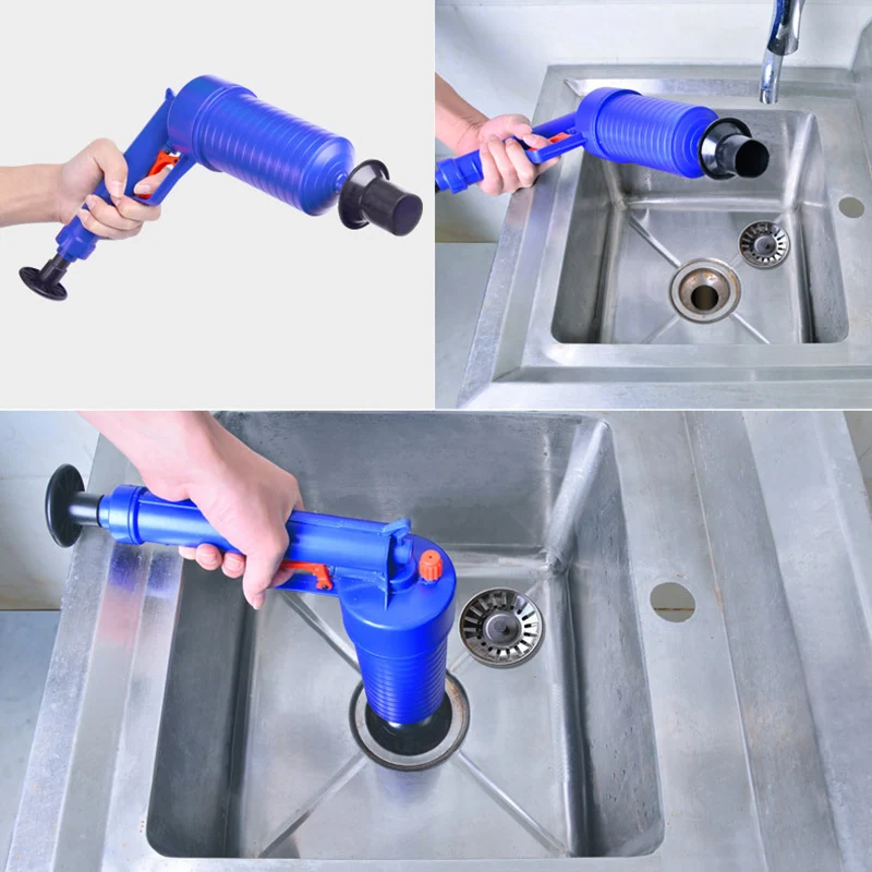 Air Power Drain Blaster gun High Pressure Powerful Manual sink Plunger Opener cleaner pump for Bath Toilets Bathroom Shower
Air Power Drain Blaster gun High Pressure Powerful Manual sink Plunger Opener cleaner pump for Bath Toilets Bathroom Shower