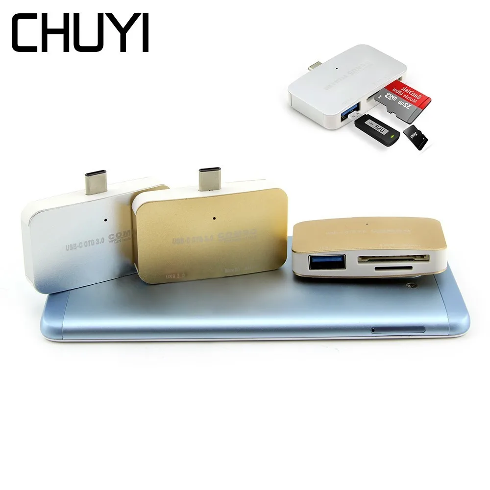 Super Mini USB 3.0 Type C HUB USB-C To OTG USB3.0 Splitter With TF SD Card Reader Adapter For PC Computer Samsung Accessories
Super Mini USB 3.0 Type C HUB USB-C To OTG USB3.0 Splitter With TF SD Card Reader Adapter For PC Computer Samsung Accessories