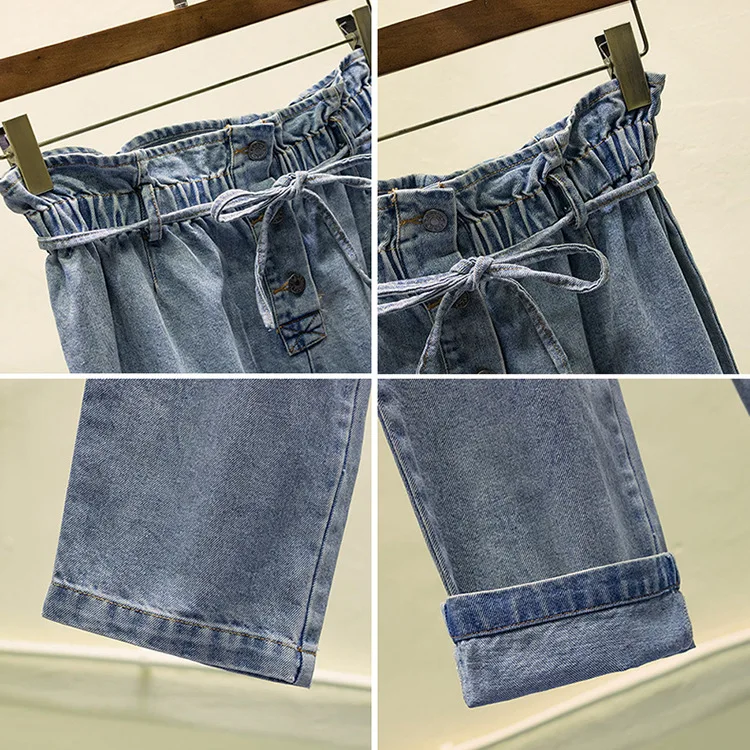 Women Trousers 2019 Spring Summer Casual Loose Jeans Drawstring Waist Denim Pants Harem Jeans Plus Size 2XL-5XL
Women Trousers 2019 Spring Summer Casual Loose Jeans Drawstring Waist Denim Pants Harem Jeans Plus Size 2XL-5XL
