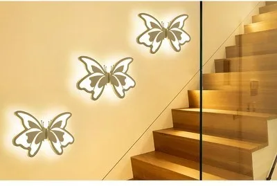 Creative Butterfly Wall Light Modern Living Room Kids Bedroom Acrylic LED Wall Lamps Corridor Aisle Sconce Decor 24W AC85-265V
Creative Butterfly Wall Light Modern Living Room Kids Bedroom Acrylic LED Wall Lamps Corridor Aisle Sconce Decor 24W AC85-265V
