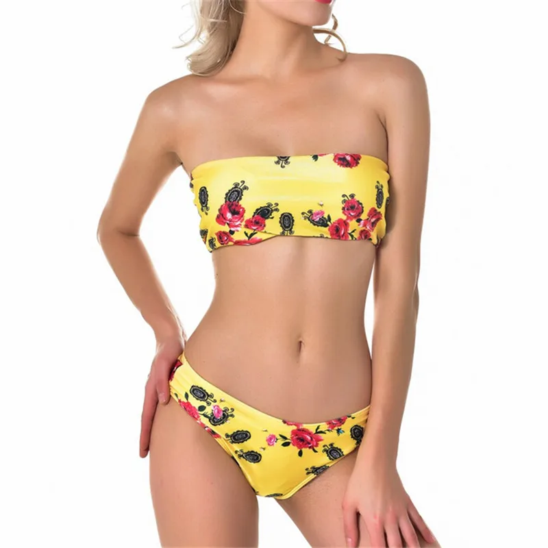 Women Push Up Bikini Set Wrap Chest Swimwear Bandeau Off Shoulder Swimsuit Bathing Suits 2019 Sexy Summer Women's Swimming Suit
Women Push Up Bikini Set Wrap Chest Swimwear Bandeau Off Shoulder Swimsuit Bathing Suits 2019 Sexy Summer Women's Swimming Suit