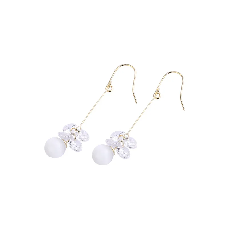 Korea New Style 925 Sterling Silver Earring for Women Simple Fashion Chic Opals Stud Earring Jewelry
Korea New Style 925 Sterling Silver Earring for Women Simple Fashion Chic Opals Stud Earring Jewelry