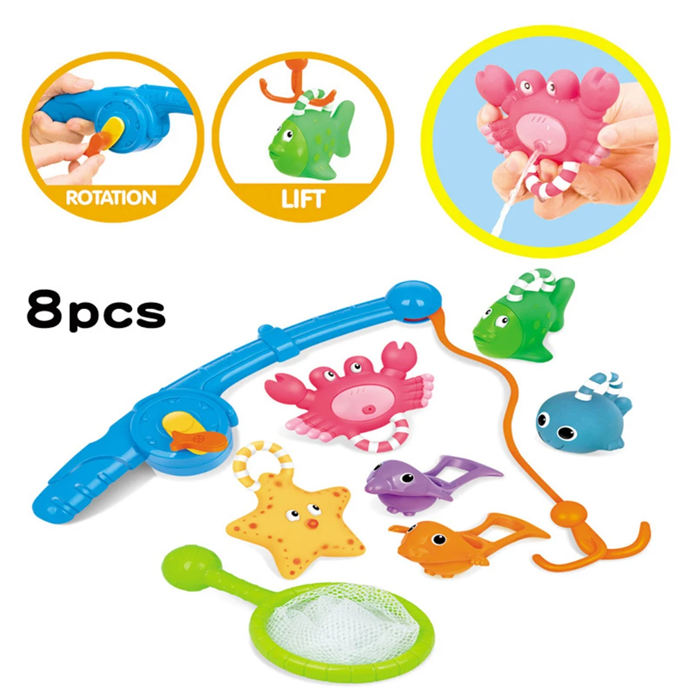 8pcs/Set 3D Baby Fishing Toys Suit magnetic Fishing Game Board Scalable Fishing Rod Learning and Education Toys fort children
8pcs/Set 3D Baby Fishing Toys Suit magnetic Fishing Game Board Scalable Fishing Rod Learning and Education Toys fort children