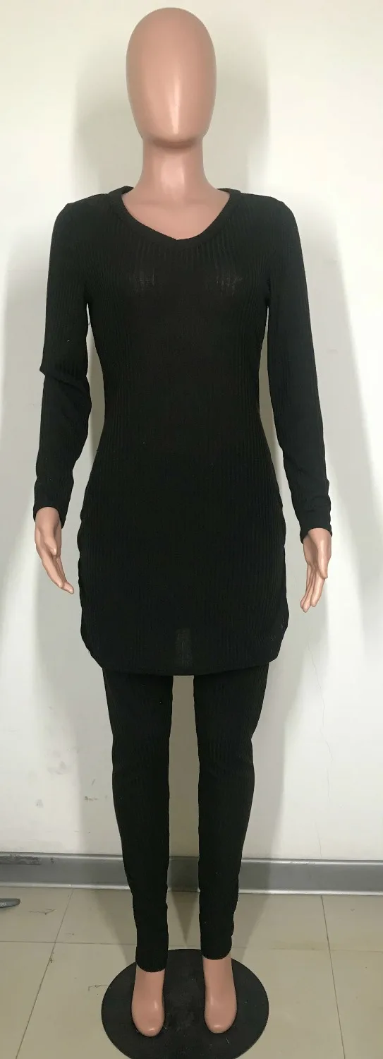Elegant sexy two piece set top and pants autumn outfits tracksuit women sweater ribbed office lady ensemble femme dos piezas
Elegant sexy two piece set top and pants autumn outfits tracksuit women sweater ribbed office lady ensemble femme dos piezas