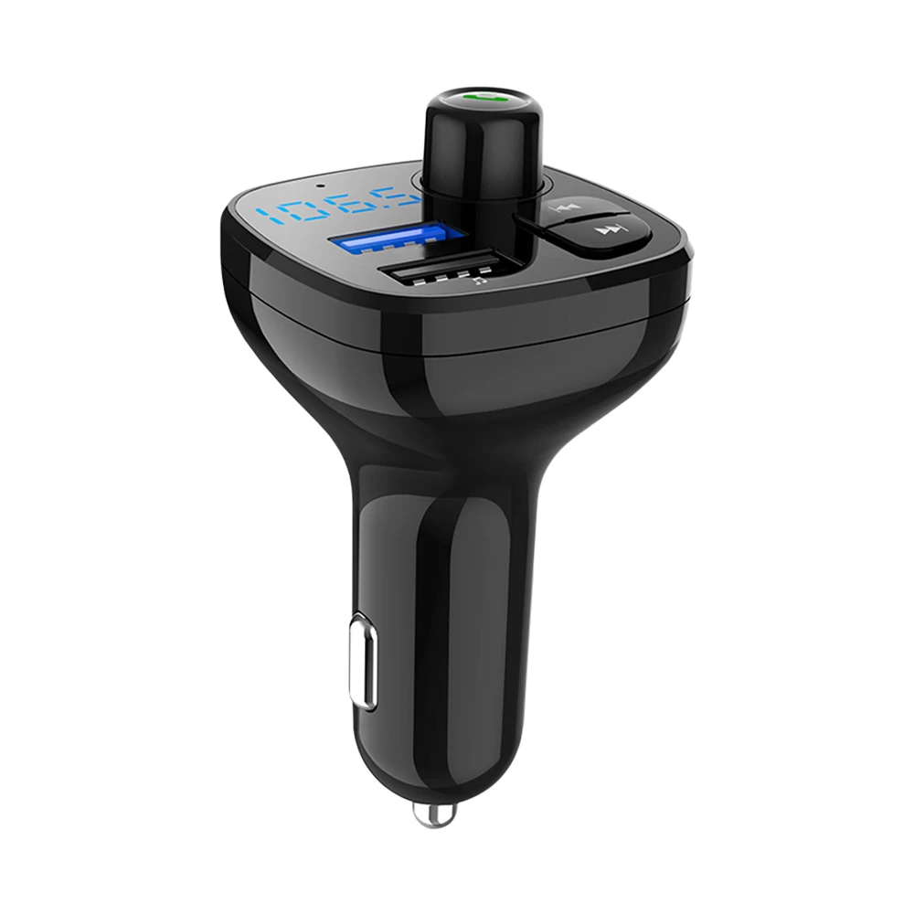Автомобильный двойной USB FM передатчик плеер светодиодный дисплей автомобильное