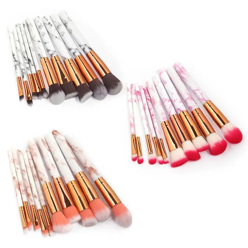 10pcs Makeup Brushes Face Powder Foundation Eyelash Eyeshadow Make up Brush Set Marbling Synthetic Hair Brush Pincel Maquiagem
10pcs Makeup Brushes Face Powder Foundation Eyelash Eyeshadow Make up Brush Set Marbling Synthetic Hair Brush Pincel Maquiagem