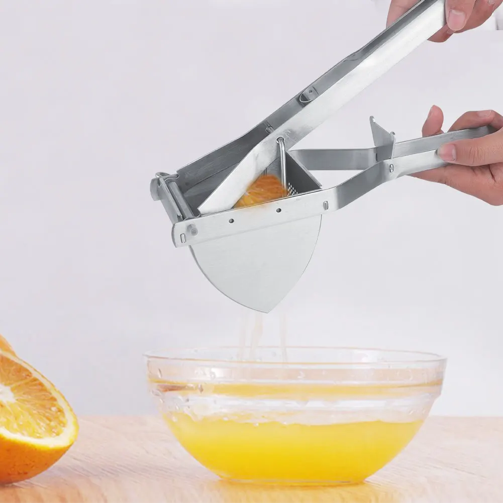 Portable Stainless Steel Manual Multi-functional Manual Juicer Potato Ricer Squeezer Device Kitchen Tool
Portable Stainless Steel Manual Multi-functional Manual Juicer Potato Ricer Squeezer Device Kitchen Tool
