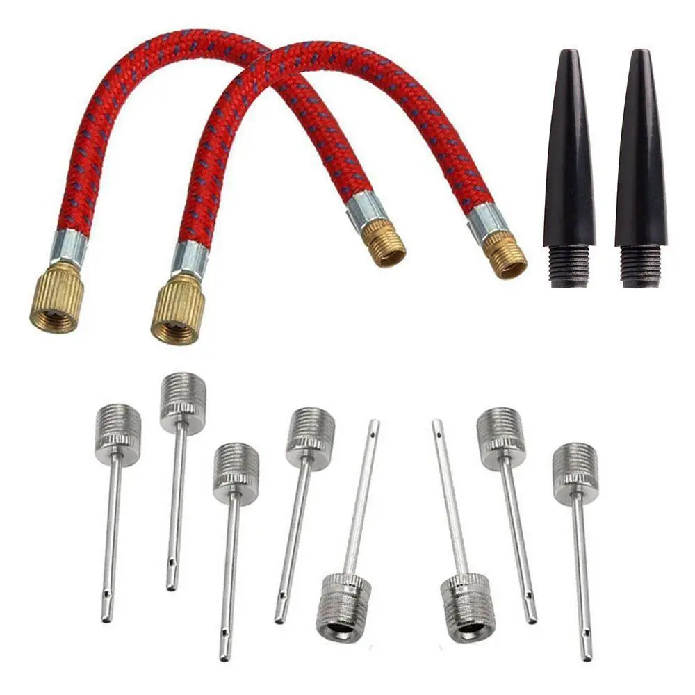 Inflator Ball Pump Needles Valve Adapter Set for Basketball Football Balloons Volleyball and Rugby
Inflator Ball Pump Needles Valve Adapter Set for Basketball Football Balloons Volleyball and Rugby