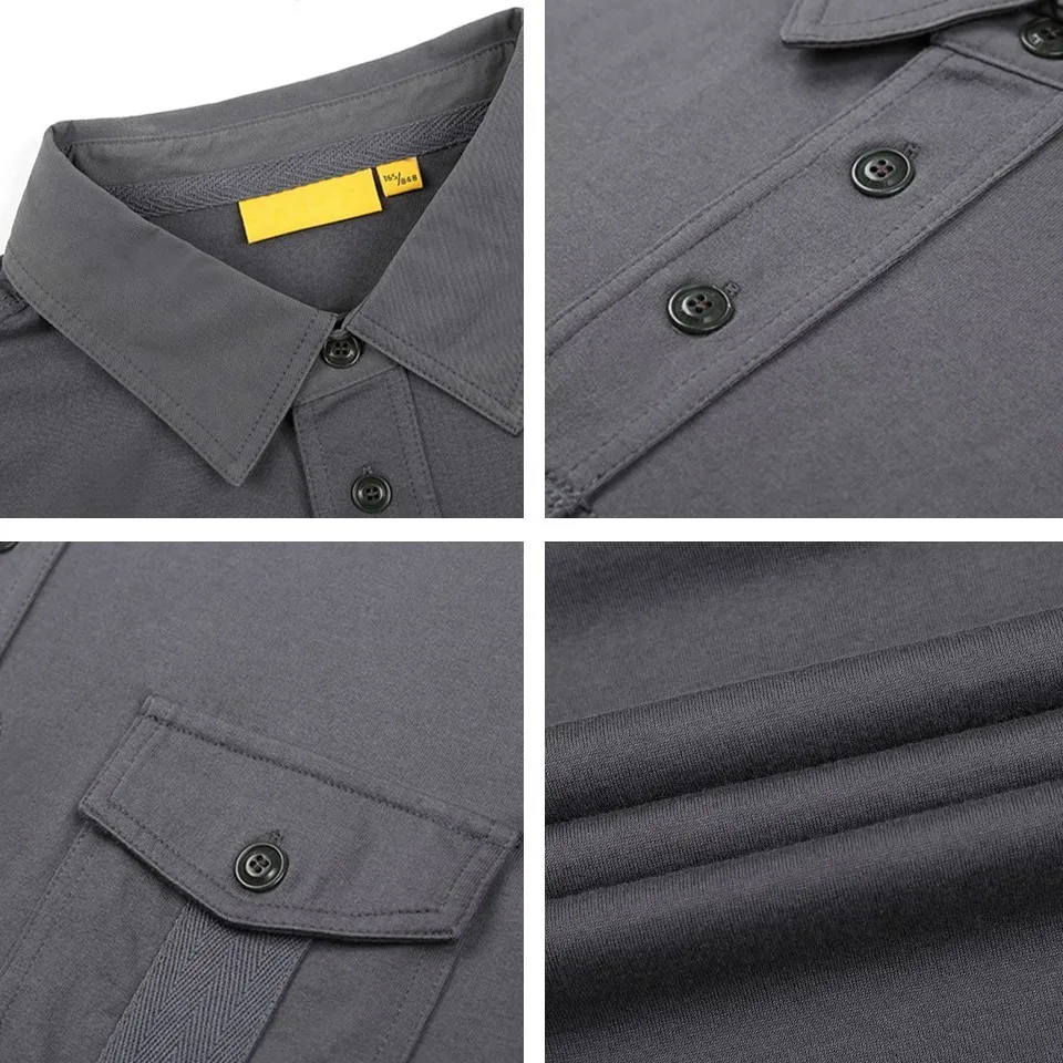 Men Summer Business Casual Pockets Cotton Safari Style Polo Shirts Tee Men Brand Solid Short Sleeve Polos Shirt Men Plus Size
Men Summer Business Casual Pockets Cotton Safari Style Polo Shirts Tee Men Brand Solid Short Sleeve Polos Shirt Men Plus Size