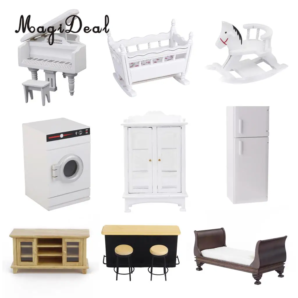 New Arrival 1/12 Dollhouse Miniature Modern Furniture Set Accs for Living Room Kitchen Bedroom Decor Children Toys 9Kinds
New Arrival 1/12 Dollhouse Miniature Modern Furniture Set Accs for Living Room Kitchen Bedroom Decor Children Toys 9Kinds