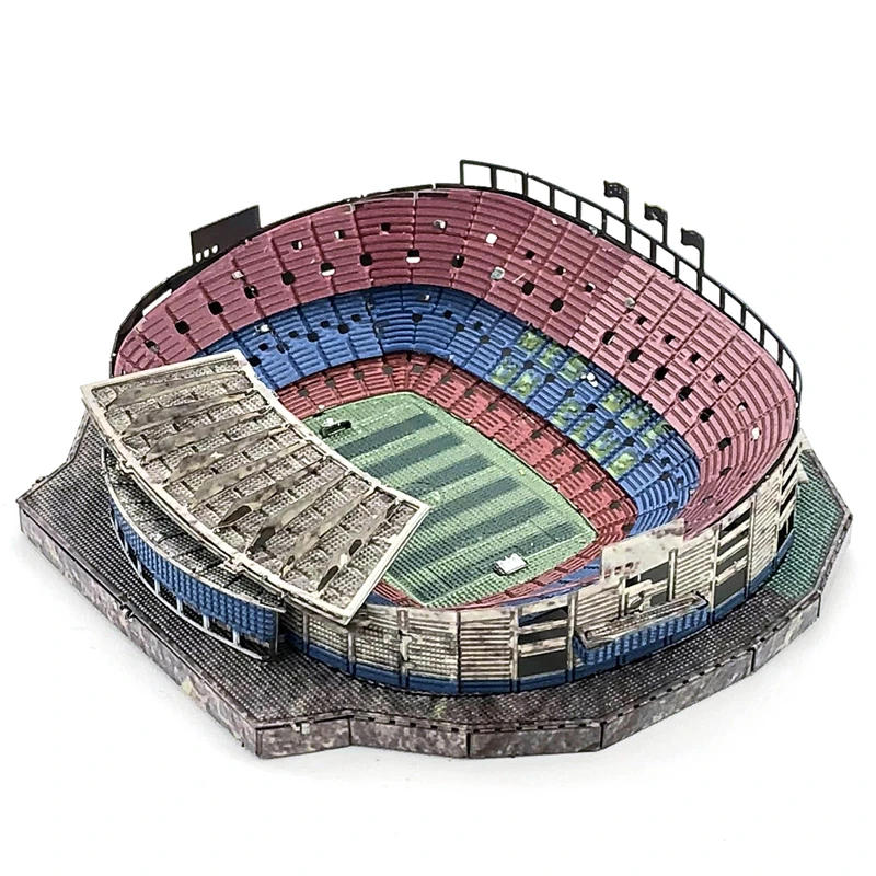 Camp Nou 3D металлические пазлы модели футбольного поля наборы лазерной резки для